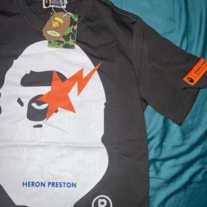 Heron Preston x BAPE relaxed fit tee (medium)